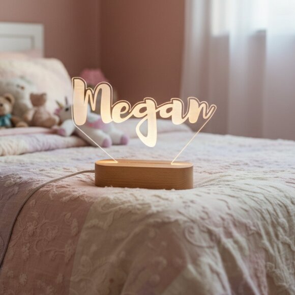 Custom LED Name Light • Personalized Bedroom Decor • Office or Boss Gift - Picture 8 of 8